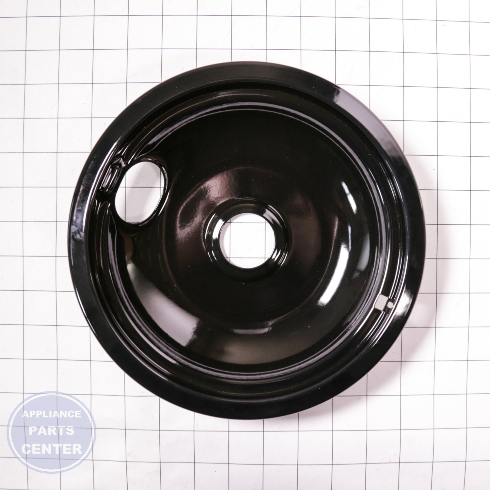 8 BLACK PORCELAIN DRIP W10290350RW - Detailed view of heavy-duty construction details