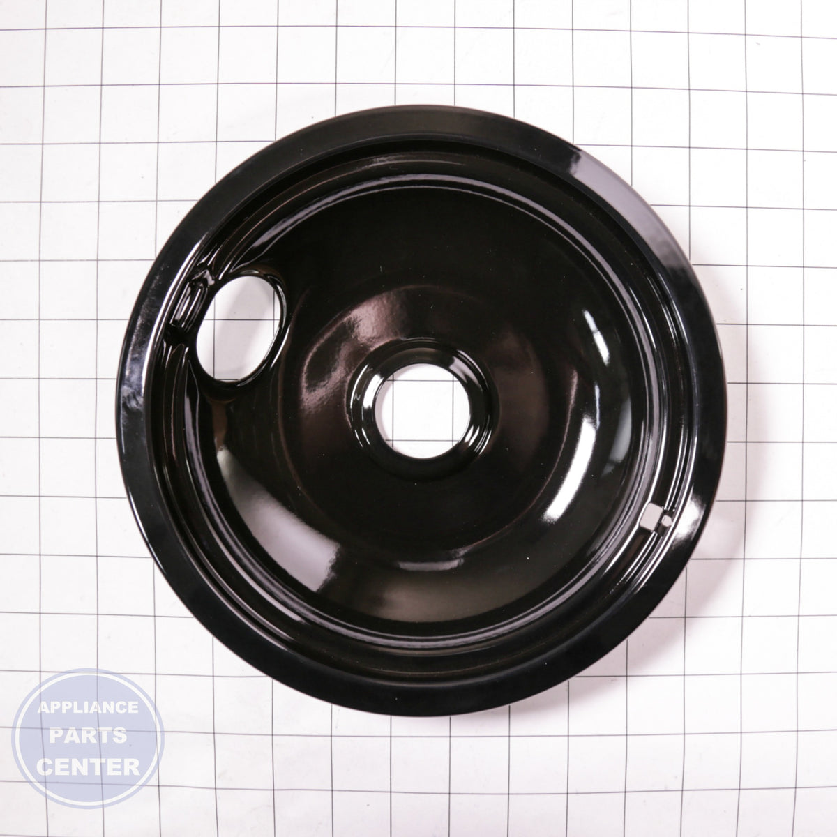 8 BLACK PORCELAIN DRIP W10290350RW - Detailed view of heavy-duty construction details