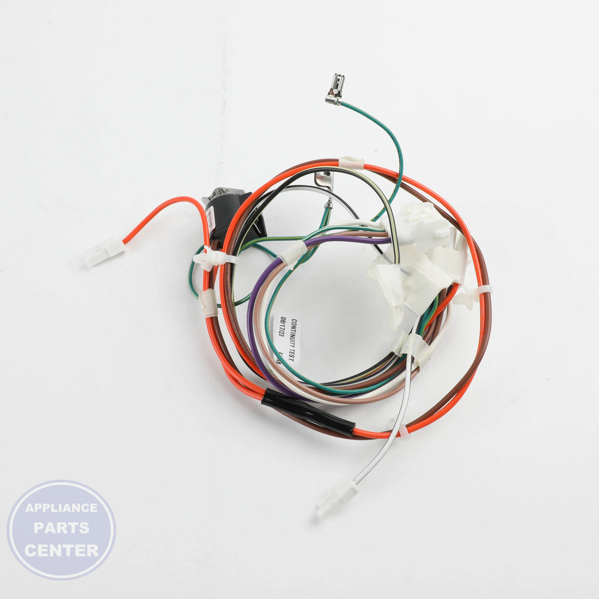 HARNESS-EVAP/HTR,S/POLE W10292242 - Detailed view of wire connector technical details
