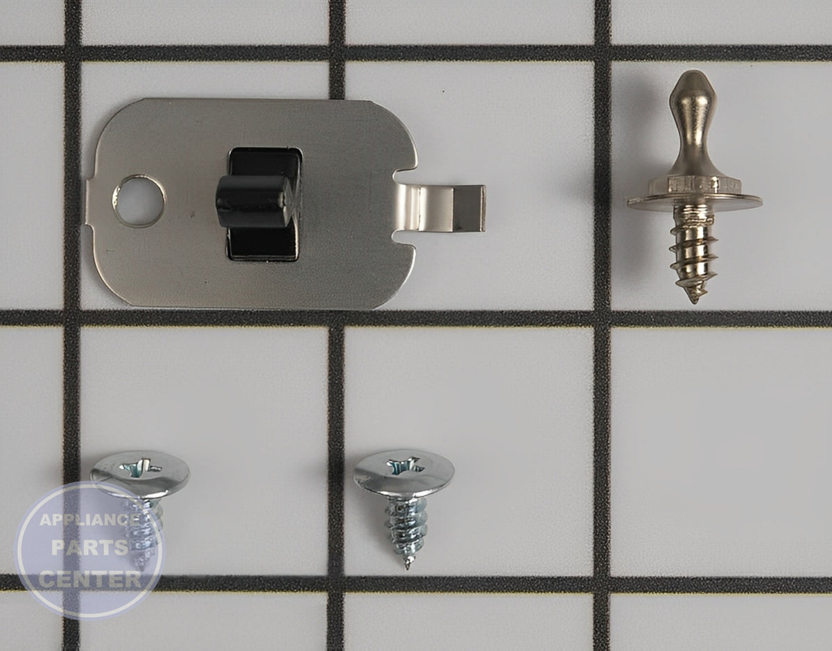 WHIRLPOOL STRIKE W10295405 - Main view showing secure latch for WPL Dryer and Washing Machine models