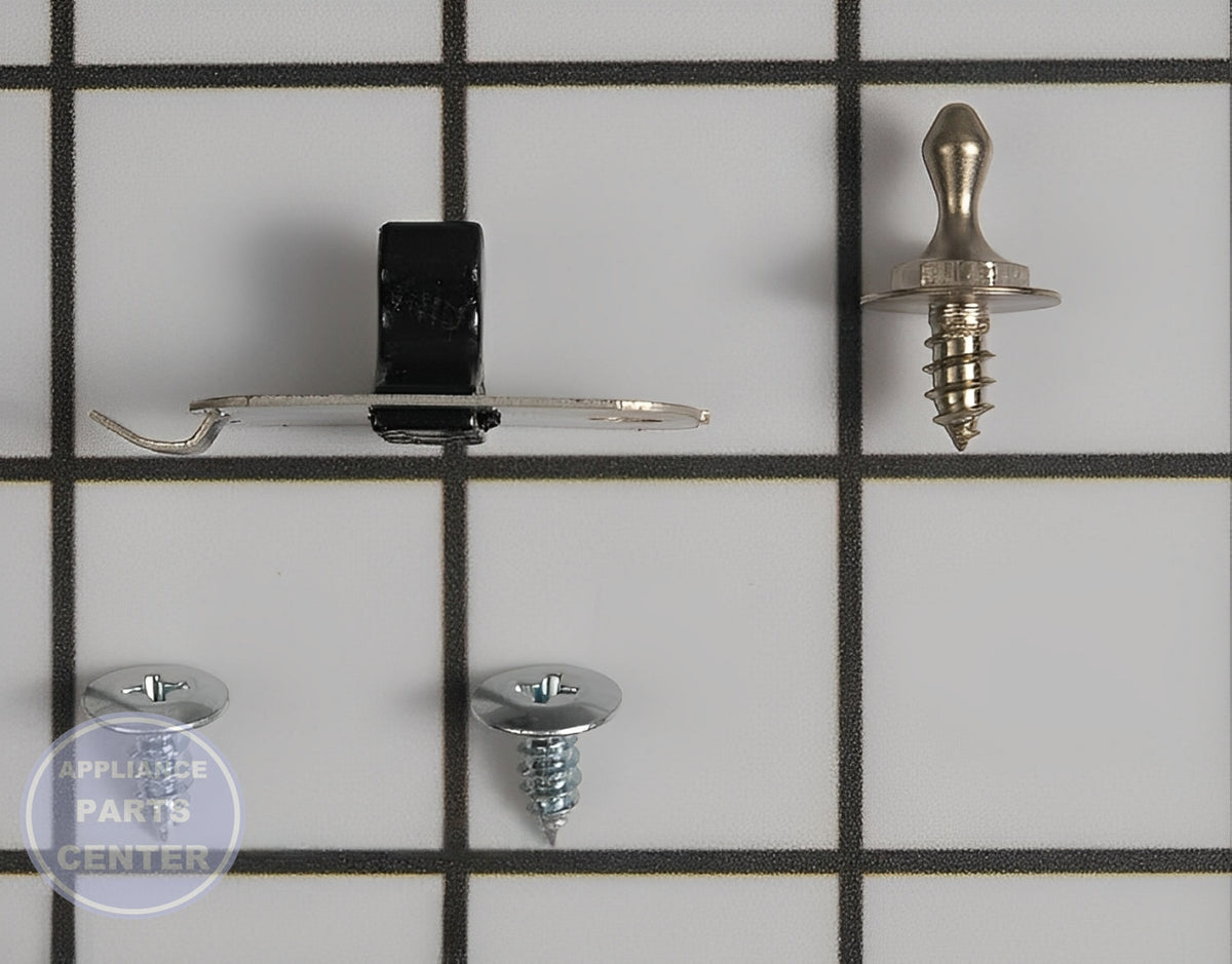 WHIRLPOOL STRIKE W10295405 - Detailed view of latch mechanism with precise specifications