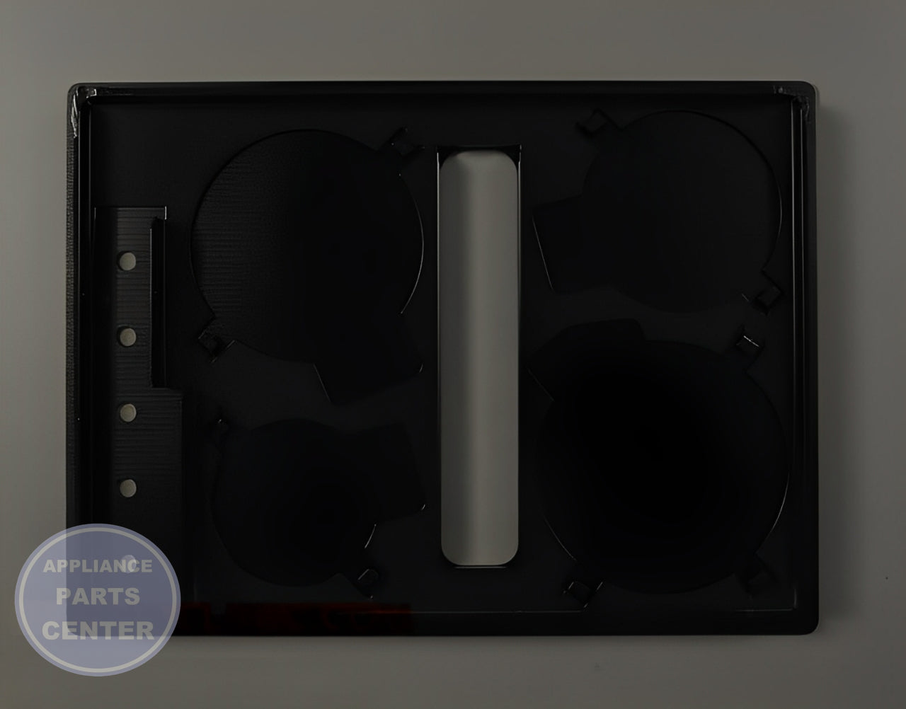GLASS ASSY 30 KA DD - Detailed view of sturdy glass construction