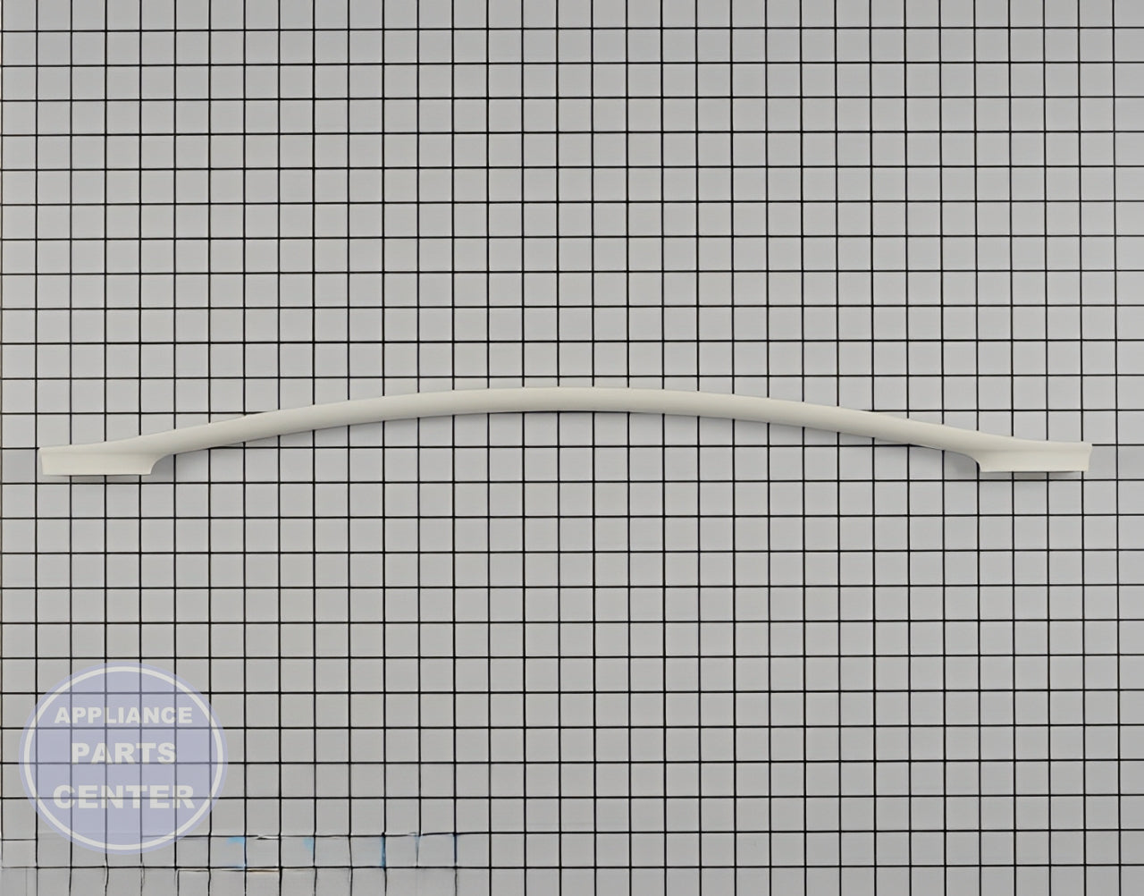 WHIRLPOOL DOOR HANDLE W10300489 - Main view showing ergonomic design for WPL Range YWFE550S0HZ