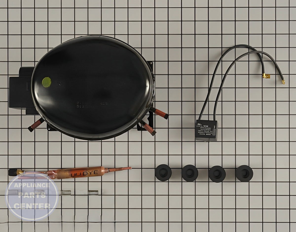 WHIRLPOOL REFRIGERATOR COMPRESSOR W10309989 - Main view showing efficient cooling for WHIRLPOOL models