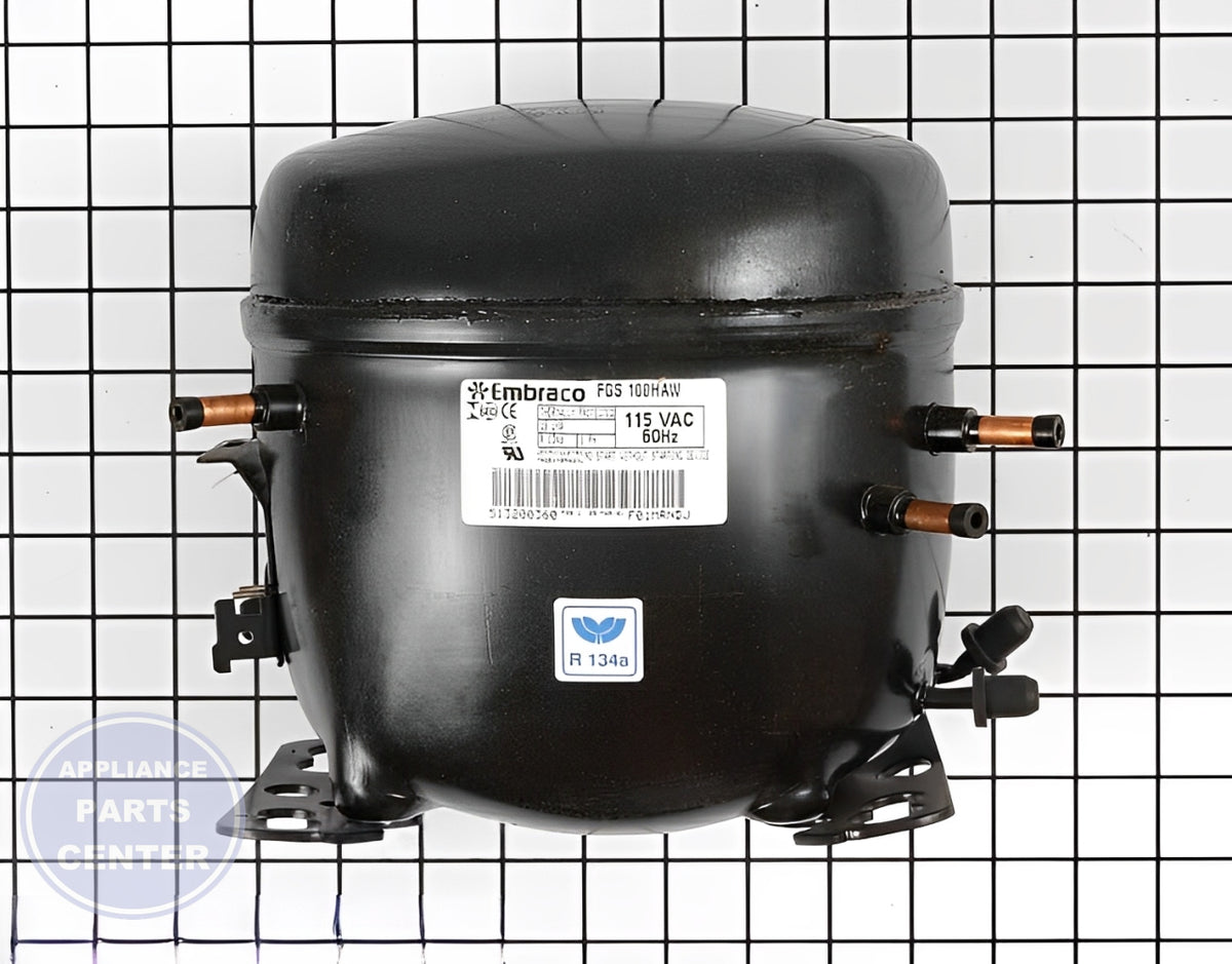WHIRLPOOL REFRIGERATOR COMPRESSOR W10309995 - Main view showing efficient cooling for specific models