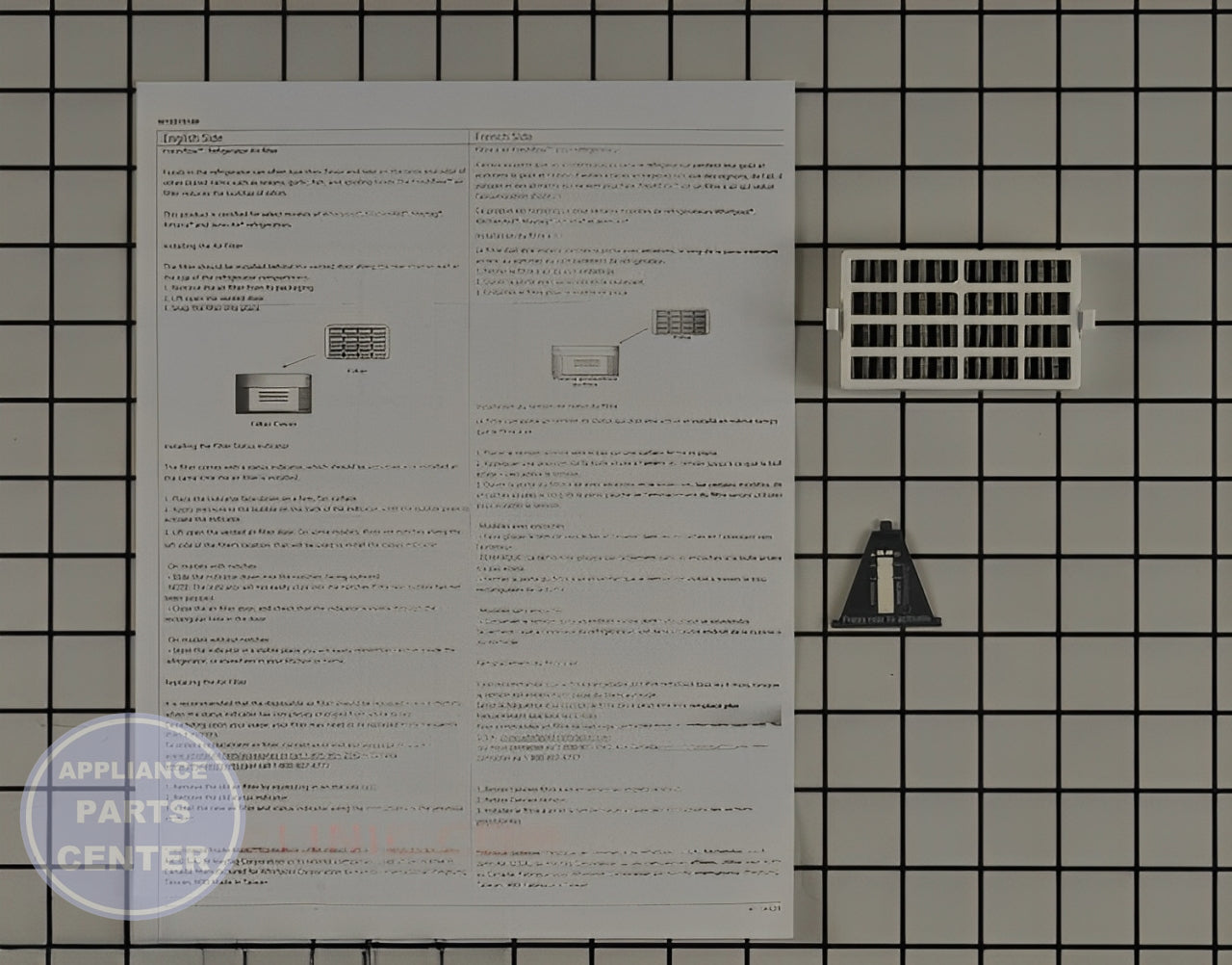 WHIRLPOOL FRESHFLOW REFRIGERATOR AIR FILTER W10311524 - Main view showing advanced filtration for various models