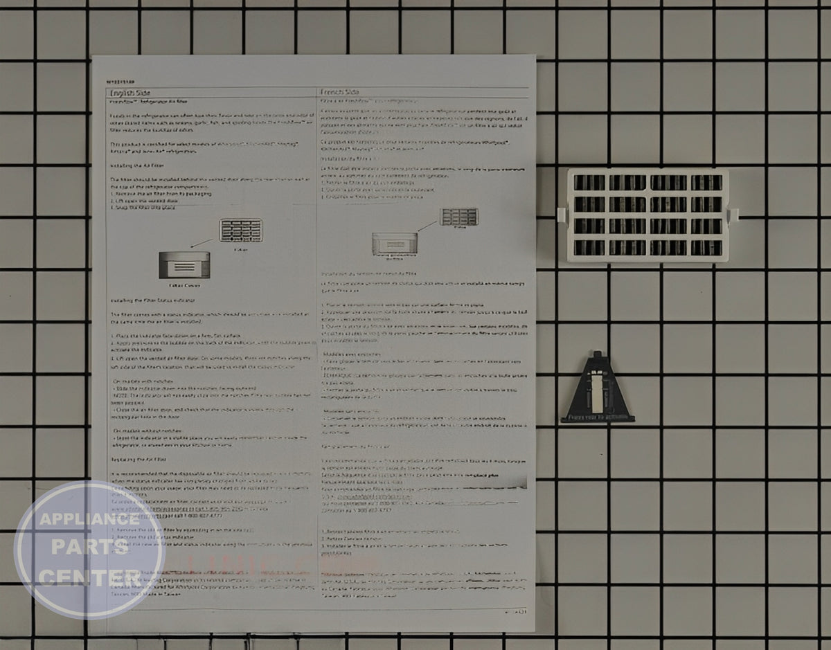 WHIRLPOOL FRESHFLOW REFRIGERATOR AIR FILTER W10311524 - Main view showing advanced filtration for various models