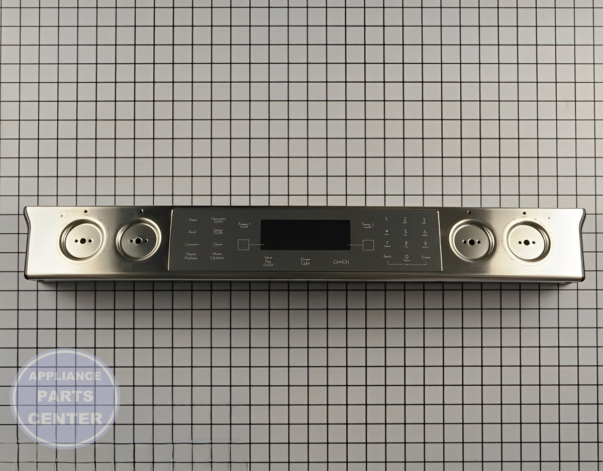 WHIRLPOOL CONTROL PANEL W10314417 - Main view showing touchpad for WPL Range/Stove/Oven models
