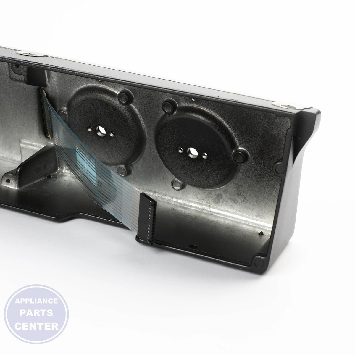 ASSY, CONTROL PANEL SS W10314420 - Detailed view of stainless steel material