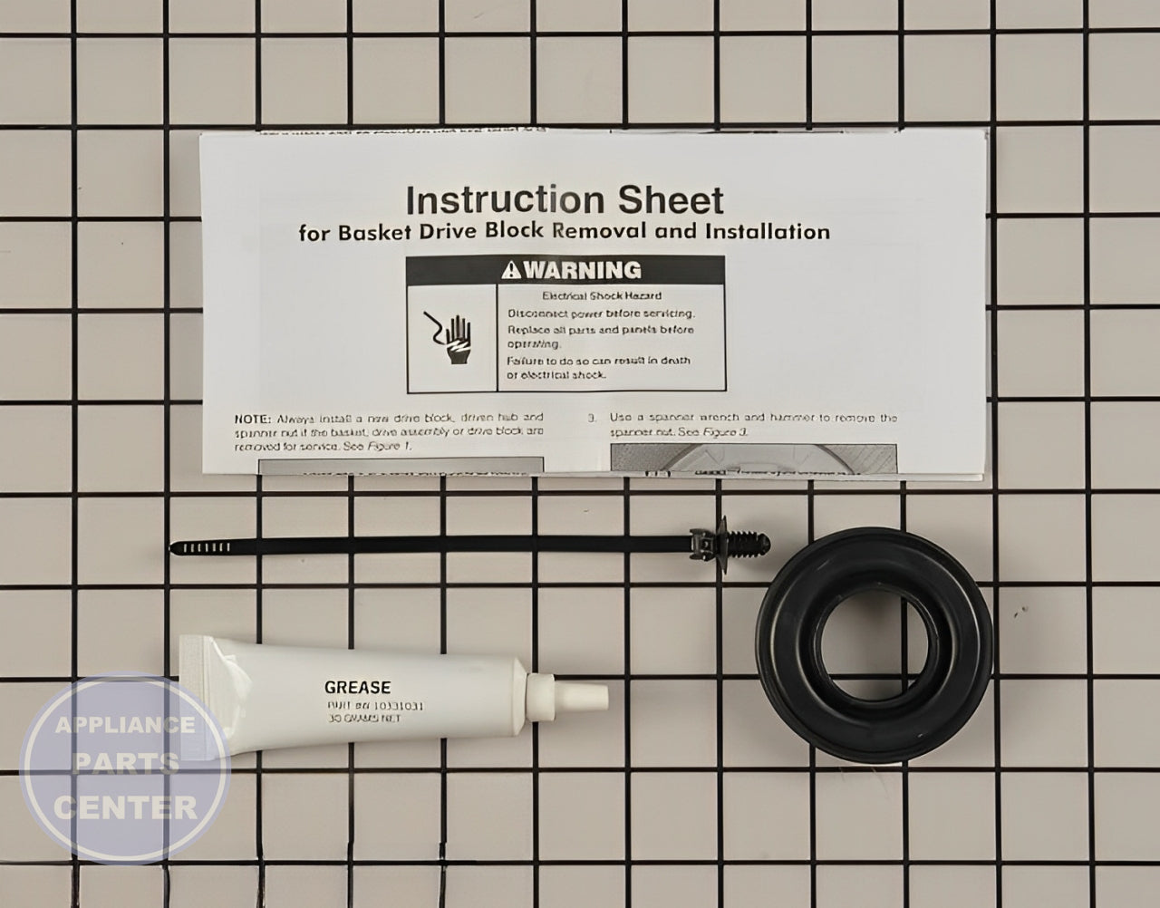 WHIRLPOOL TUB SEAL W10324647 - Main view showing leak-proof design for WPL Washing Machine