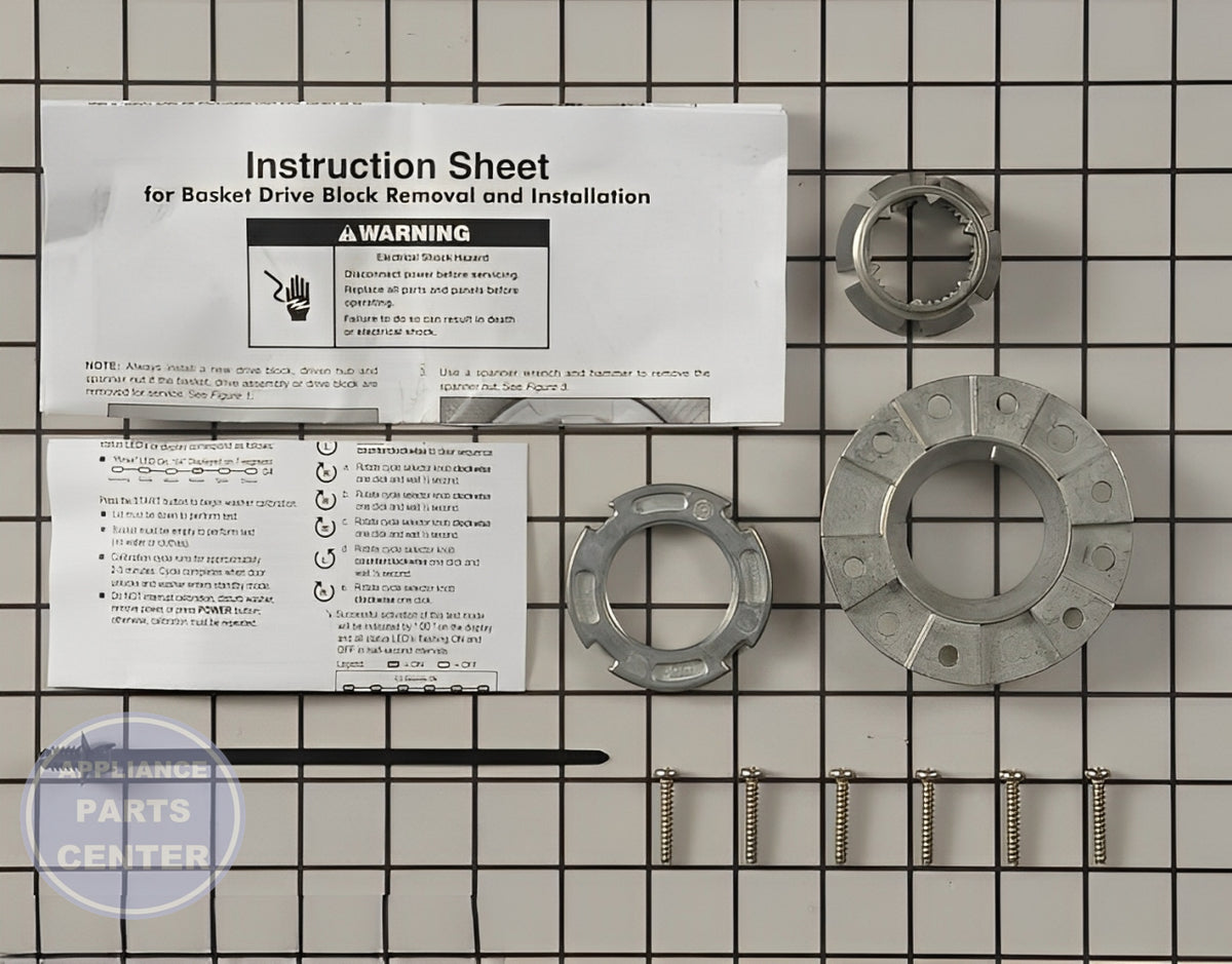 WHIRLPOOL HUB W10324651 - Main view showing durable construction for WPL Washing Machines