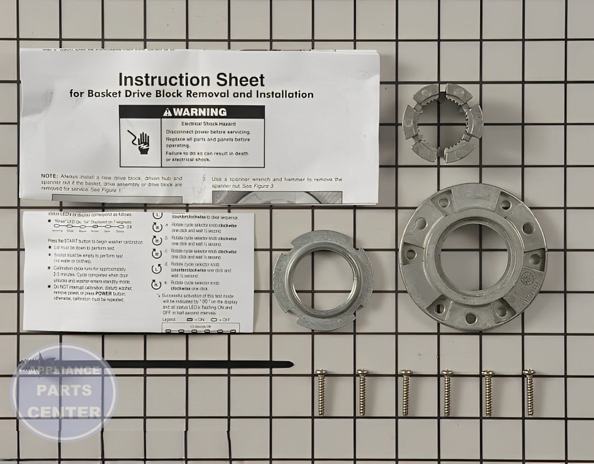 WHIRLPOOL HUB W10324651 - Detailed view of sturdy design for optimal performance