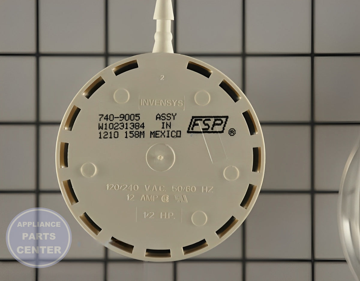 Whirlpool Water Level Pressure Switch W10335056 - Detailed view of the pressure switch functionality