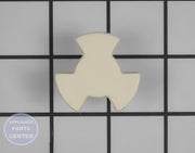WHIRLPOOL MICROWAVE MOTOR COUPLER SUPPORT W10337248 - Main view showing glass tray support for XYZ and ABC models