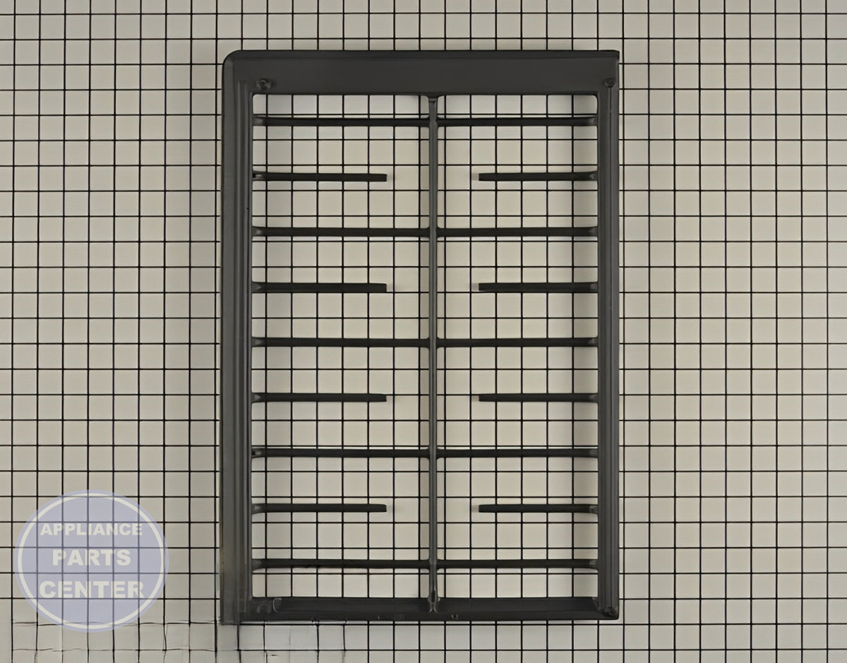 KIT-GRATE,SI,BLACK,TCB W10338795 - Side view with sturdy measurements for perfect fit