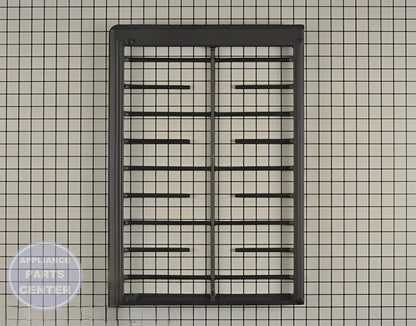KIT-GRATE,SI,BLACK,TCB W10338795 - Side view with sturdy measurements for perfect fit
