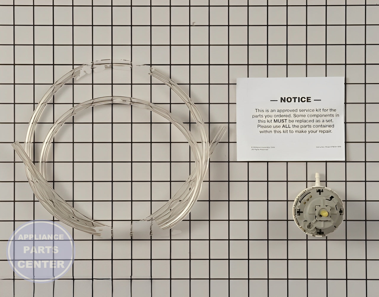 Whirlpool Pressure Switch W10339228 - Main view showing water level regulation for various Whirlpool and Kenmore models