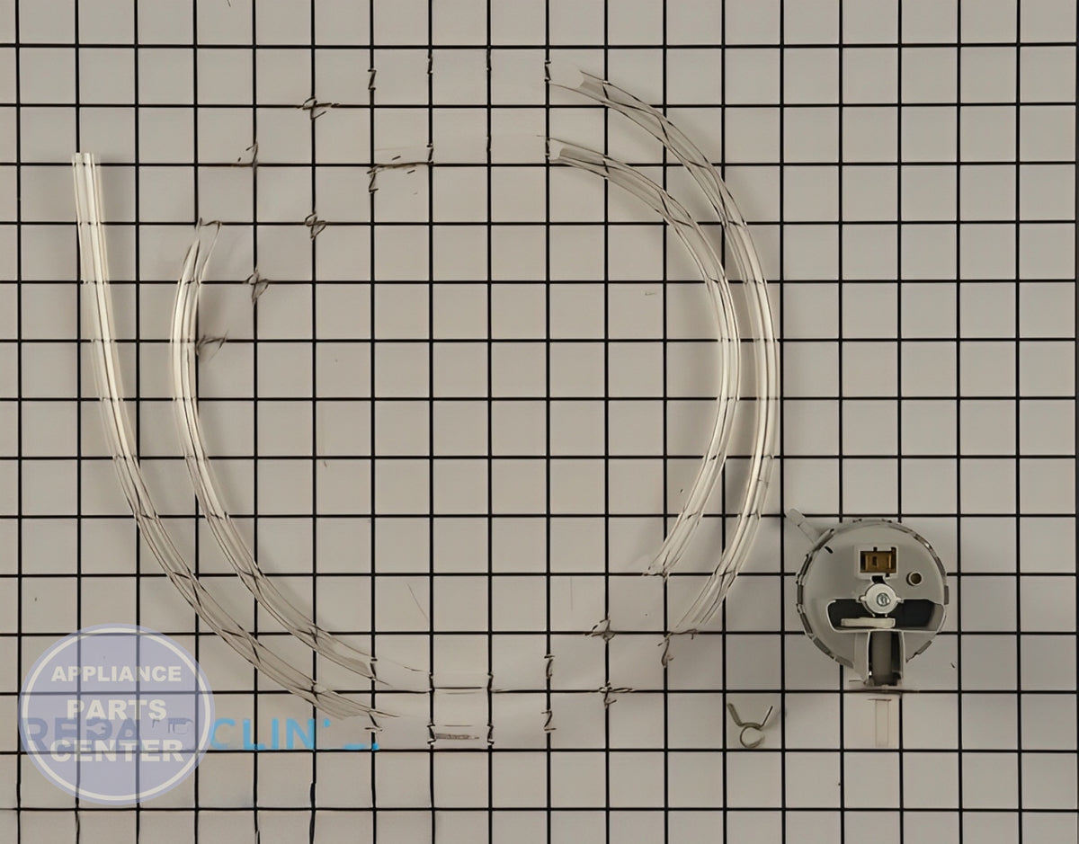 WHIRLPOOL WASHER WATER LEVEL CONTROL SWITCH W10339334 - Installation in WPL Washing Machine showing key mounting points