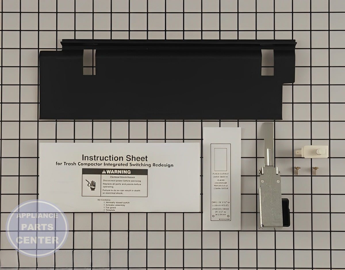 WHIRLPOOL TRASH COMPACTOR ACTUATOR AND OFF SWITCH KIT W10342596 - Detailed view of high-quality technical details