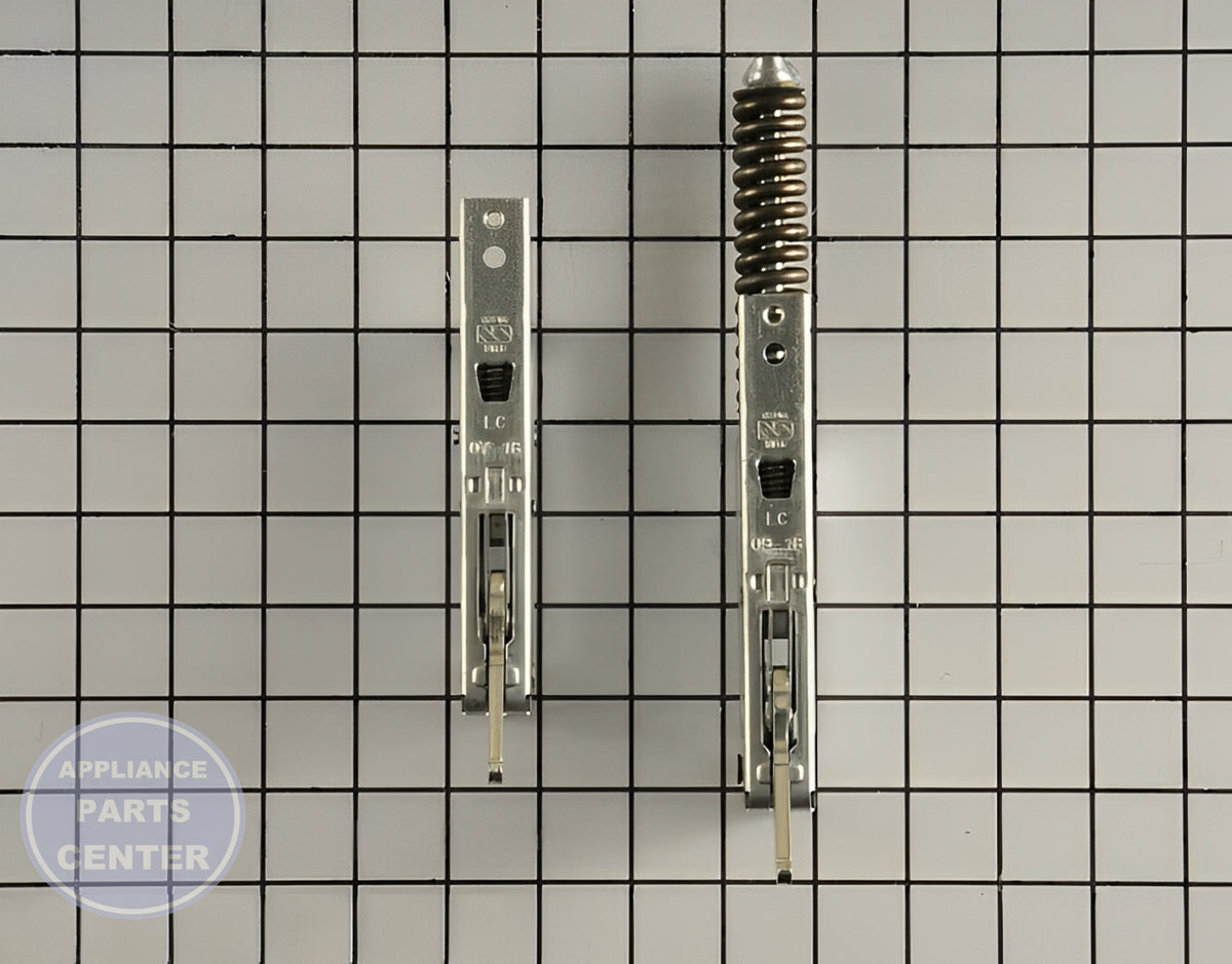 WHIRLPOOL DOOR HINGE W10347464 - Side view with 20 lbs capacity