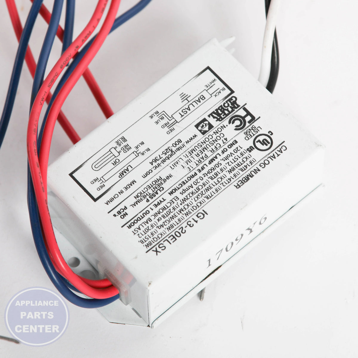 WPL BALLST-LMP W10350895 - Main view showing energy-efficient lighting for Whirlpool, Maytag, and KitchenAid models