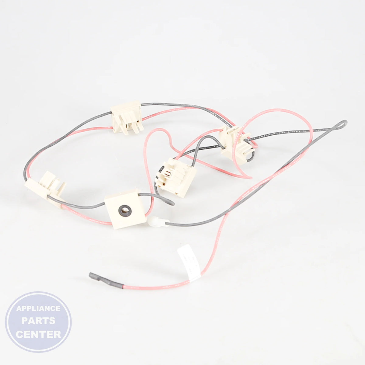 HARNS-WIRE W10361493 - Side view with precise measurements