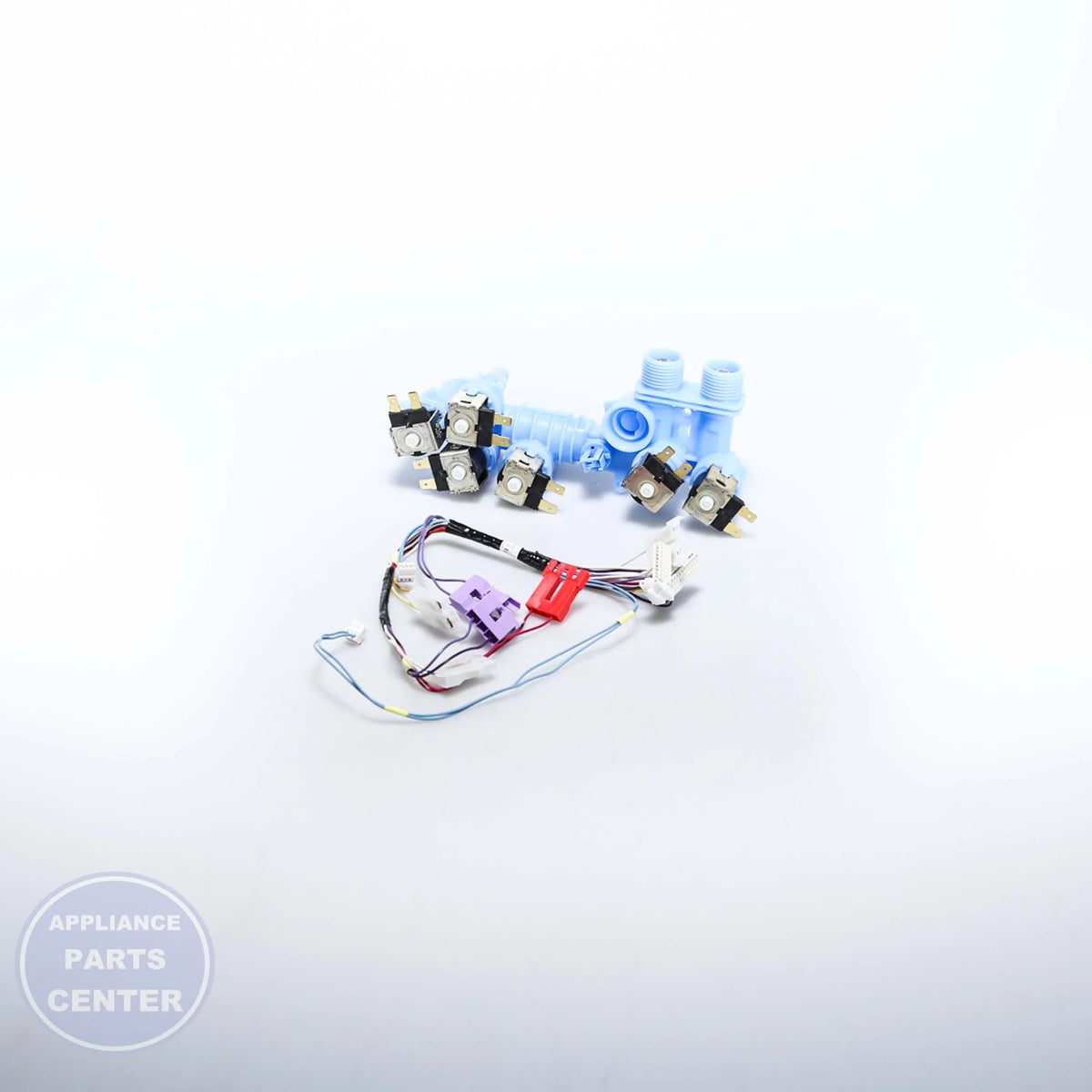 WPL VALVE W10364989 - Installation in specific model showing mounting points