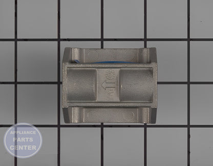 KitchenAid Gas Shut Off Valve W10368615 - Installation in KitchenAid model showing key mounting points