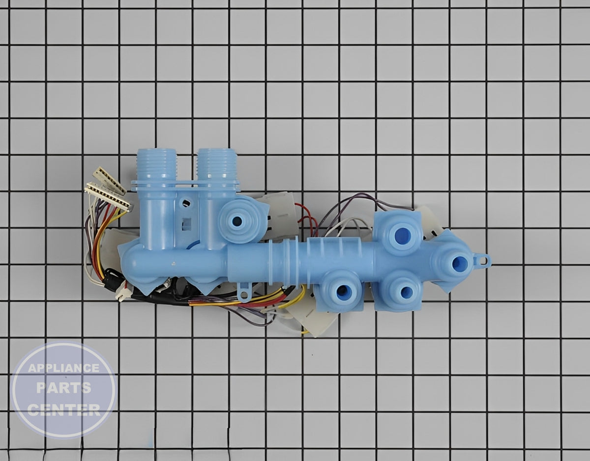 Water Inlet Valve W10372095 - Detailed view of valve & float assembly technical details