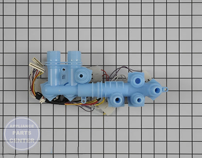 Water Inlet Valve W10372095 - Detailed view of valve & float assembly technical details