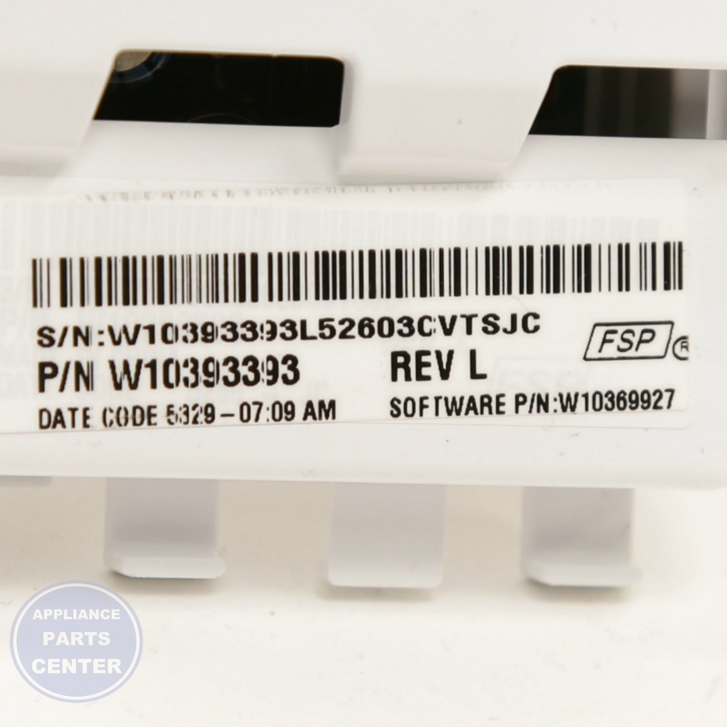 WPL CCUASM VMW HE 120V WTW56 - Installation in W10393557 showing secure mounting points