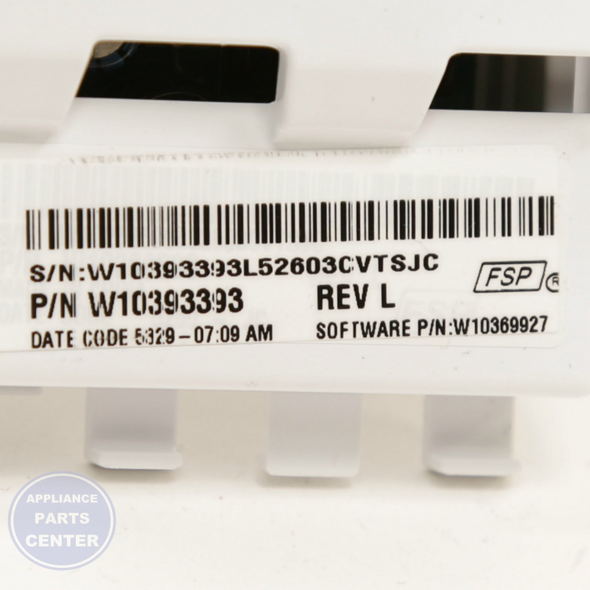 WPL CCUASM VMW HE 120V WTW56 - Installation in W10393557 showing secure mounting points