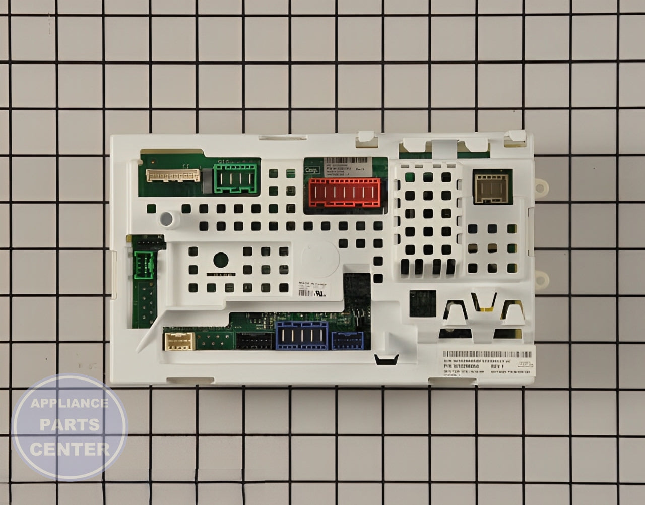 Control Board W10393483 - Detailed view of the timer and circuitry