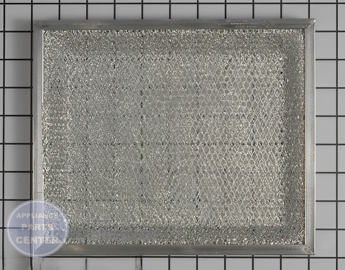 WHIRLPOOL RANGE HOOD GREASE FILTER W10395127 - Main view showing efficient grease trapping for specific models
