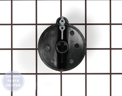 Knob W10405147 - Side view with diameter measurements