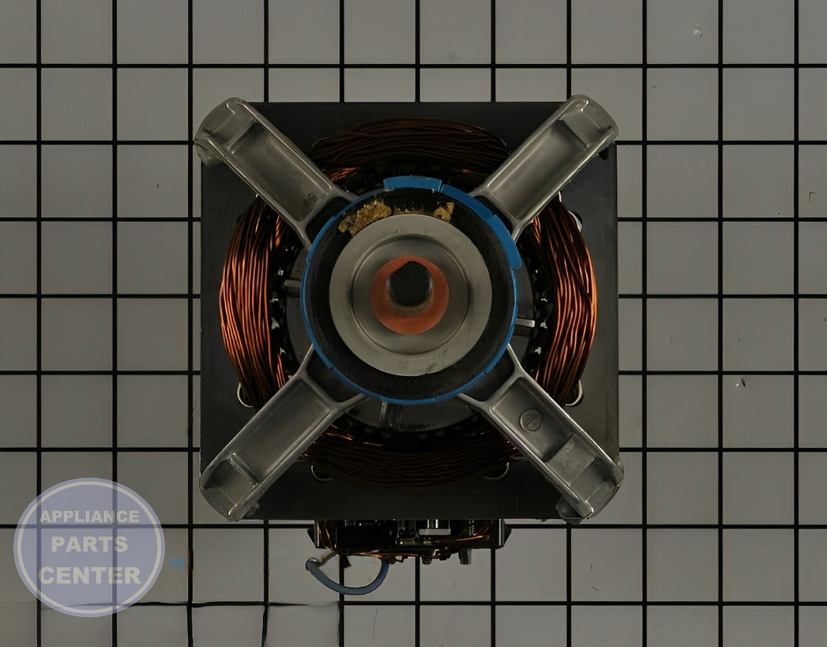 WHIRLPOOL DRYER DRIVE MOTOR W10410999 - Installation in WPL Dryer showing mounting points