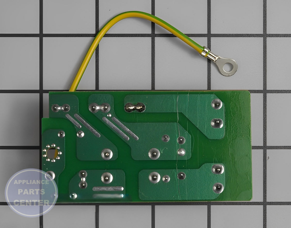 WHIRLPOOL MICROWAVE FILTER W10422269 - Detailed view of Circuit Board & Timer design features