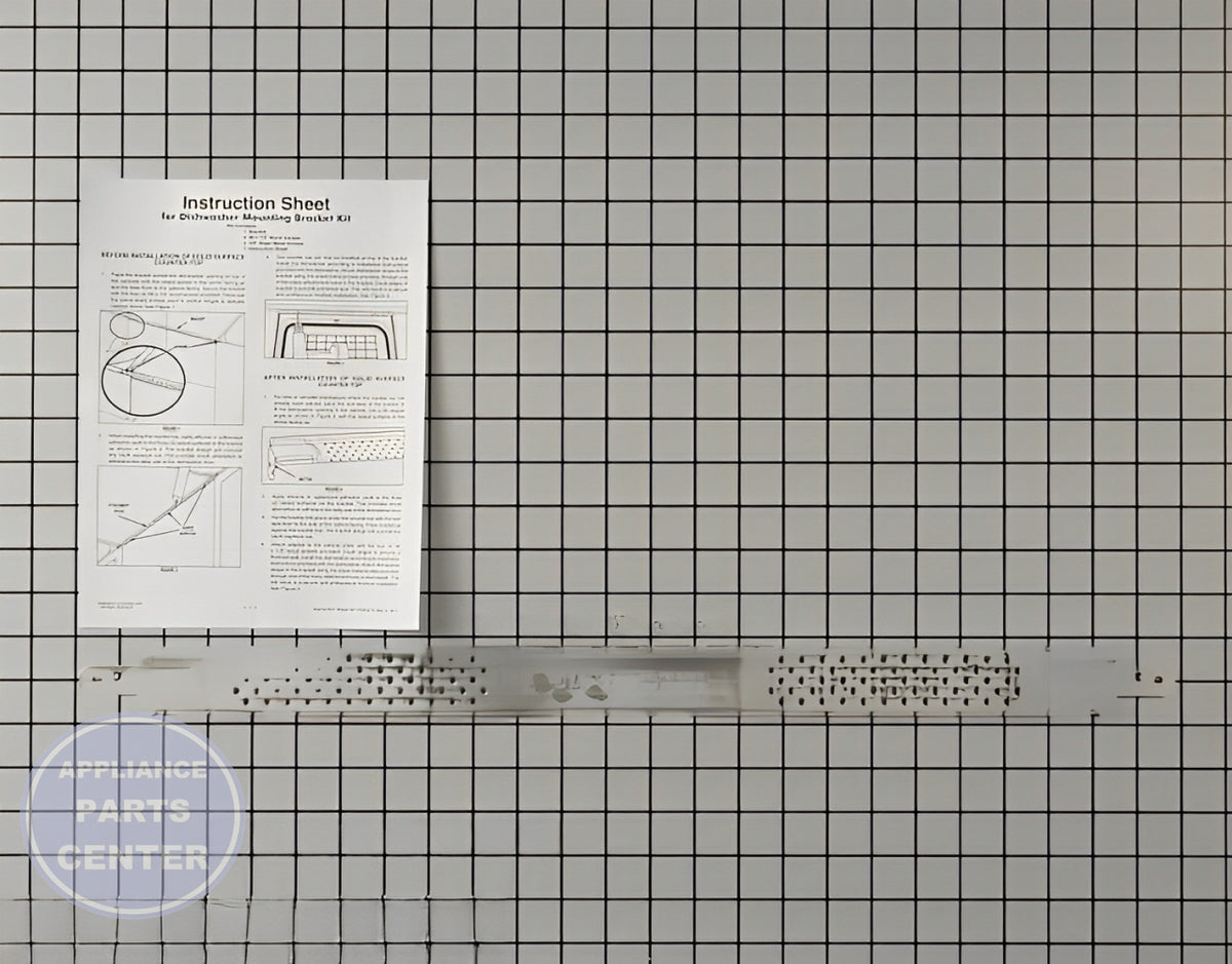 Whirlpool Dishwasher Mounting Bracket W10426979 - Main view showing sturdy support for Whirlpool models