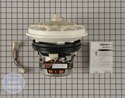 Whirlpool Pump and Motor Assembly W10428168 - Main view showing efficient water pumping for Whirlpool, Kenmore, KitchenAid models