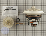 Whirlpool Pump and Motor Assembly W10428773 - Main view showing water circulation for Whirlpool models