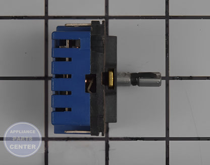 WHIRLPOOL INFINITE SWITCH W10431995 - Side view with 2.5" x 3" x 2" dimensions