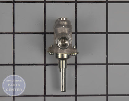 Surface Burner Valve W10441650 - Side view with exact measurements