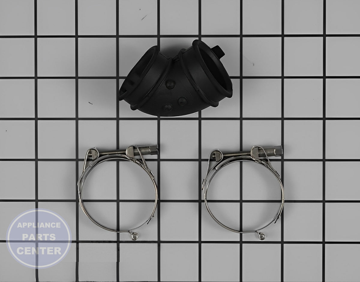 Whirlpool Dishwasher Sump Hose W10445975 - Main view showing high-pressure design for specific models