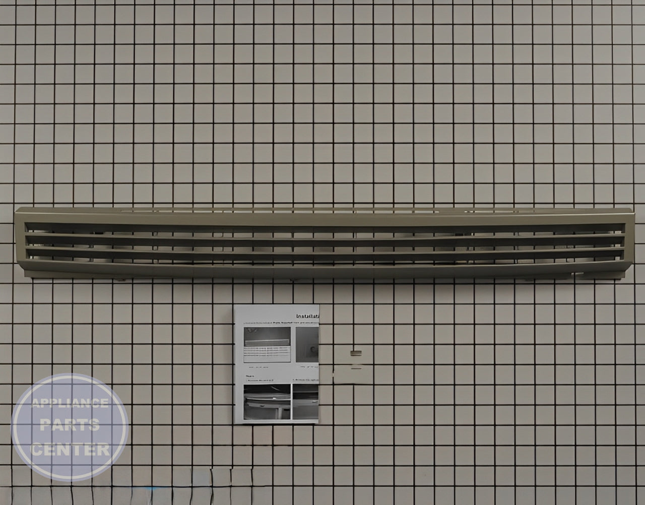 Whirlpool Vent Grille W10450189 - Main view showing sturdy construction for 8205217 and 8206193 models
