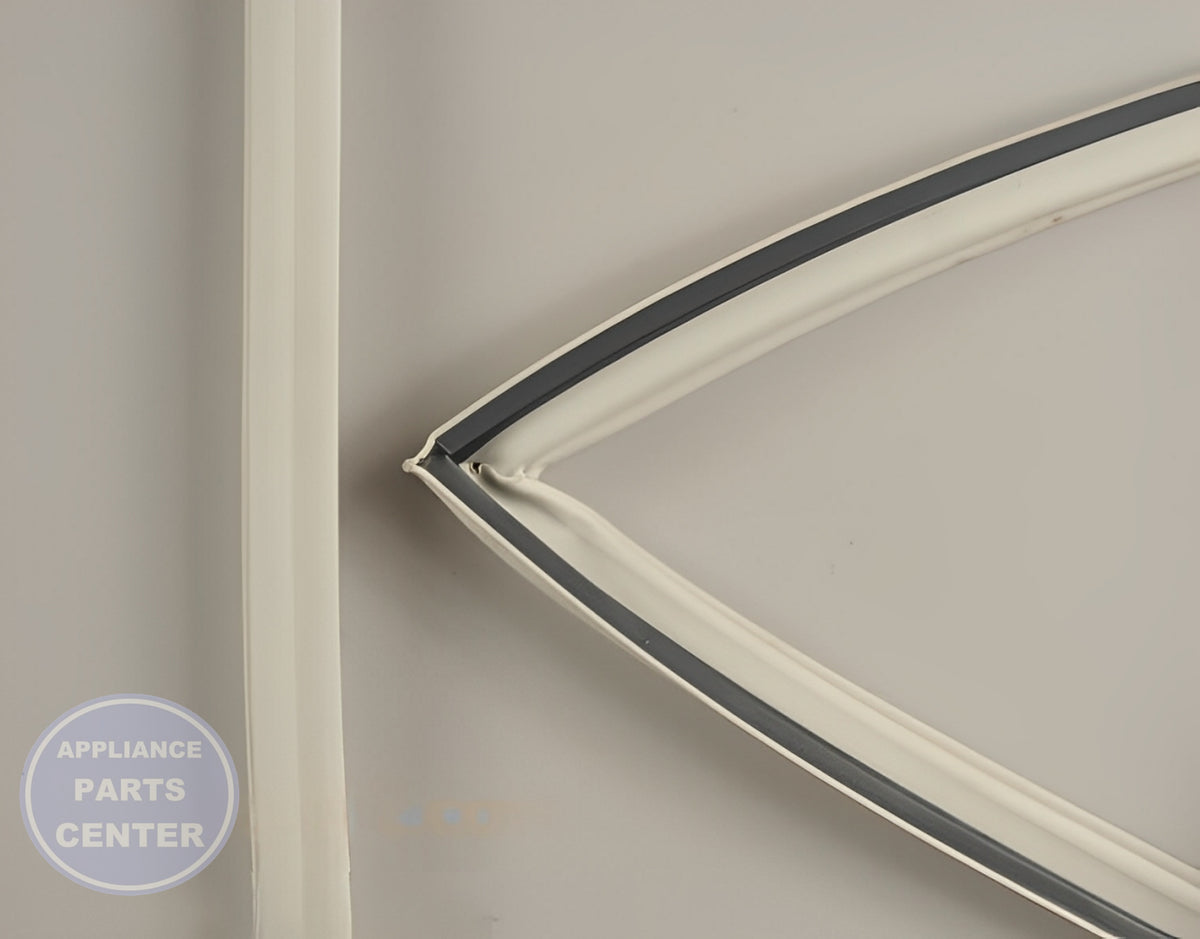 WHIRLPOOL DOOR GASKET W10460611 - Main view showing airtight seal for WPL Freezer Refrigerator models