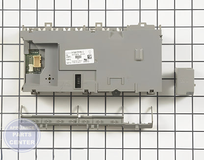 Control Board W10473197 - Side view with precise measurements