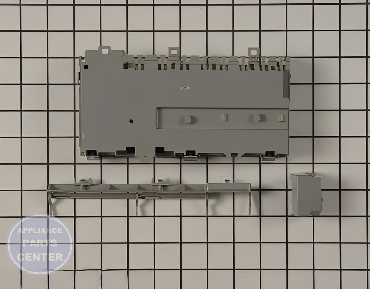 WHIRLPOOL DISHWASHER ELECTRONIC CONTROL BOARD W10473198 - Detailed view of the electronic components