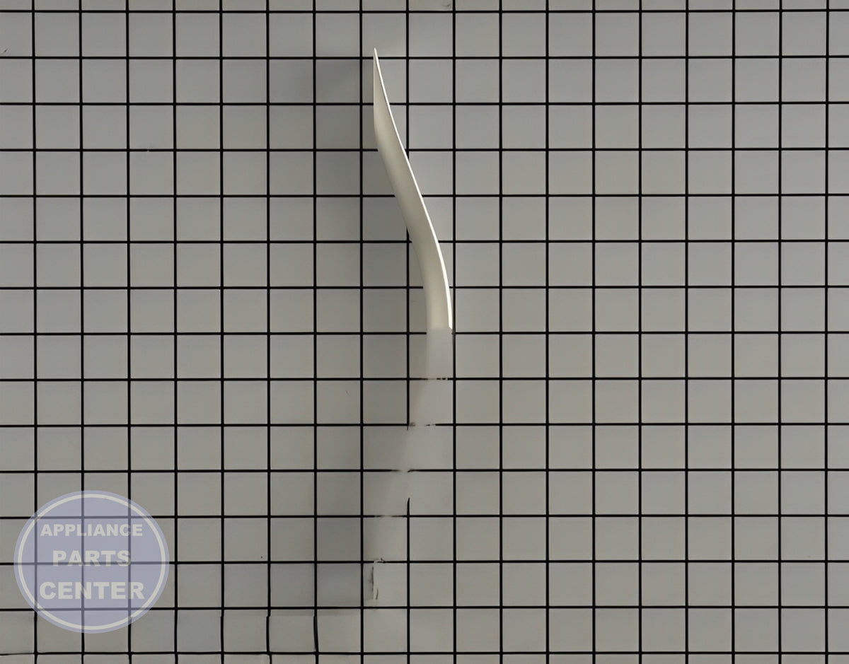 Door Handle W10478162 - Side view with precise measurements of 10 inches