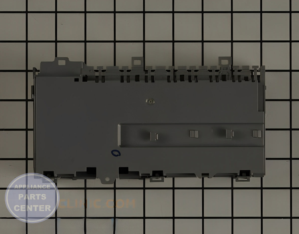 WHIRLPOOL DISHWASHER ELECTRONIC CONTROL BOARD W10479761 - Detailed view of circuit board & timer