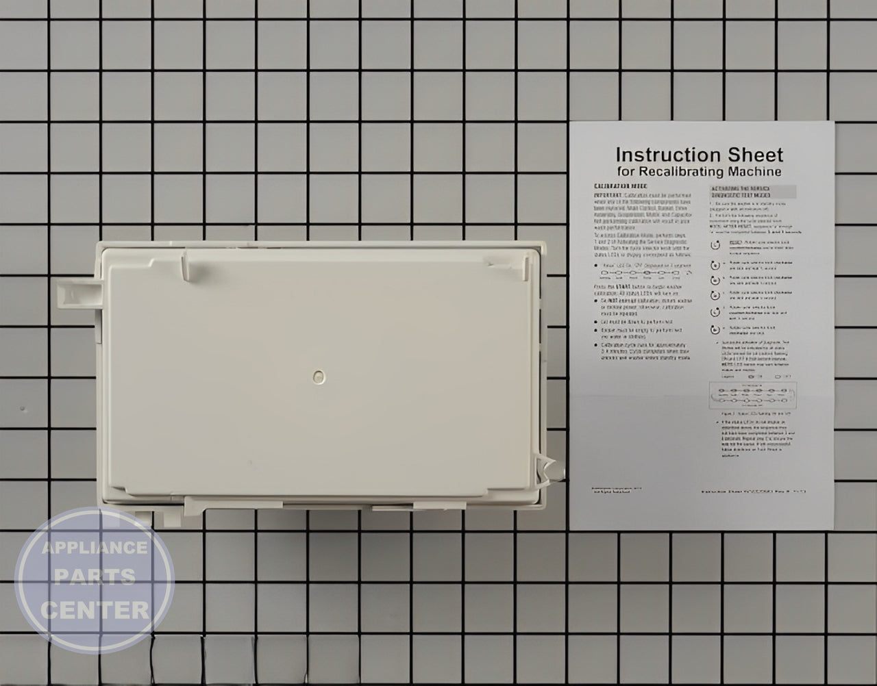 Control Board W10480132 - Detailed view of advanced technical features